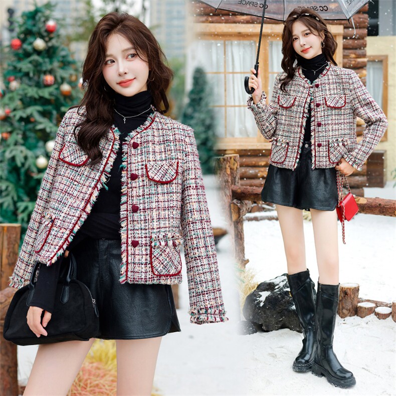 【财阀千金系列】2025春装新款气质百搭流苏小香风外套上衣，女装短外套，雅静靓衣