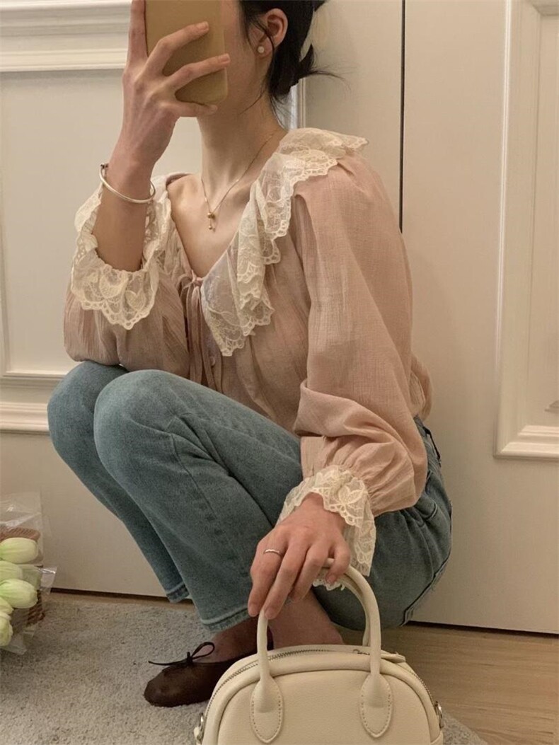 韩系甜美小衫气质百搭，其它，欧妮卡蒂蔓