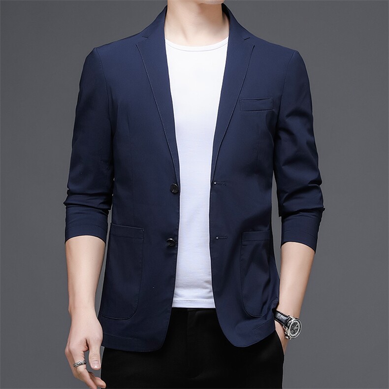 秋季新款西装男西服简约外套西服商务休闲小西装单西,男装西服,电商B360
