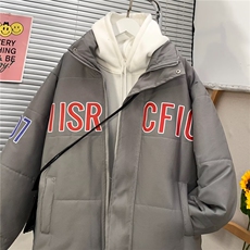 棉服男款冬季美式立领轻薄时尚棉服加厚棉衣外套短款面包服，男装棉衣，星座1013-1