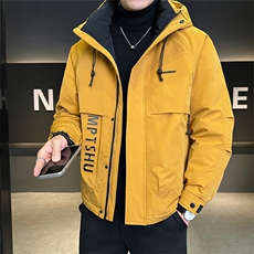户外工装男士羽绒服白鸭绒标50连帽保暖外套B317/9909/P255，男装羽绒服，电商B317
