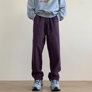 港风秋冬工装裤宽松休闲伞兵裤男K23325-P45控68图片