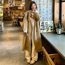现货！韩系立领休闲高品质风衣外套2C260-Q009-P155-K228，女装风衣，2C260