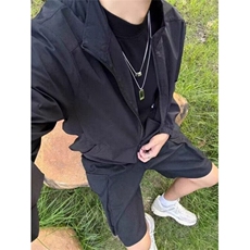 防晒衣男女夏季速干透气休闲美式立领冰感户外运动外套潮JK298，男装夹克，星座1116A（原606A-3）