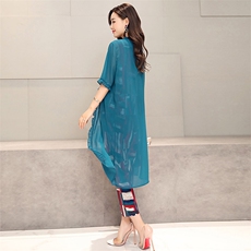 印花拼色图案休闲无袖2021年夏季套装/套裙清纯甜美口袋，女装套装/套裙，香香