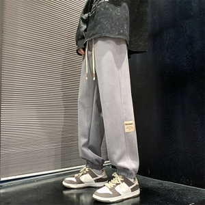 休闲裤男秋季新款宽松阔腿直筒潮流运动裤K661-P45图片
