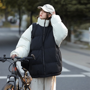 现货 抖音得物可供视频 三防加厚羽绒拼接棉衣外套面包棉服WM8666图片