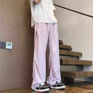 夏季休闲冰丝裤男垂感裤子男A061-EX50292-聚酯纤维-特批25图片