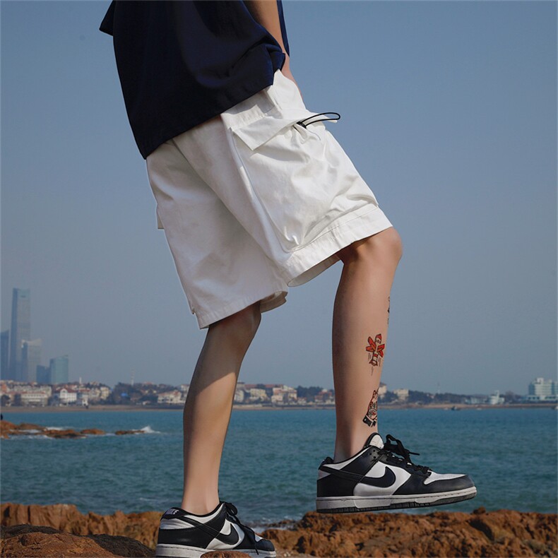2025夏季新款！宽松阔腿工装裤直筒个性裤子805-C89-P40控58,男装工装外套,星座809B（原星座805）