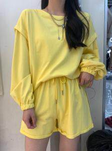 【现货】秋季新款简约休闲卫衣套装，女装卫衣/绒衫，法贝萱