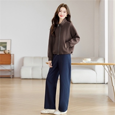 长期有货春秋2026年新款早秋开衫卫衣中年妈妈休闲运动两件套女潮，女装套装/套裙，璐依舞