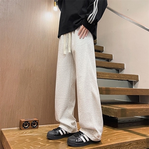 8XL-M特大码直筒卫裤运动裤子美式排扣阔腿裤重磅长裤KZ1919/P55