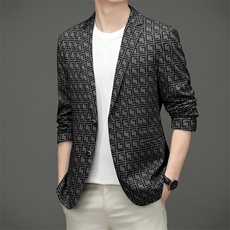 BZ2290钱塘2020-2中青年男士春秋款薄款时尚简约西服外套P145，男装西服，钱塘207-2