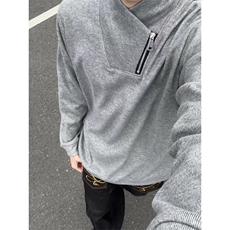 重磅立领斜拉链卫衣男宽松型休闲时尚潮流上衣TDR299-特价P25，男装T恤，电商A007
