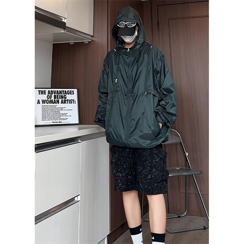 F8079/特P50防晒指数UPF50+有防紫外线防晒服男外套防晒衣图片