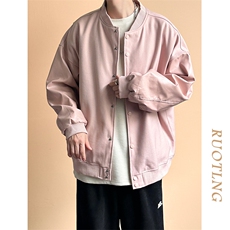 主推现货拼接皮衣夹克外套男休闲棒球服A351-AP2516-P95，男装夹克，电商A351