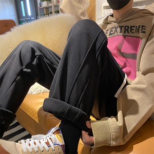 加绒加厚冬季高街休闲直筒裤715-6-BX22P55(控78）图片