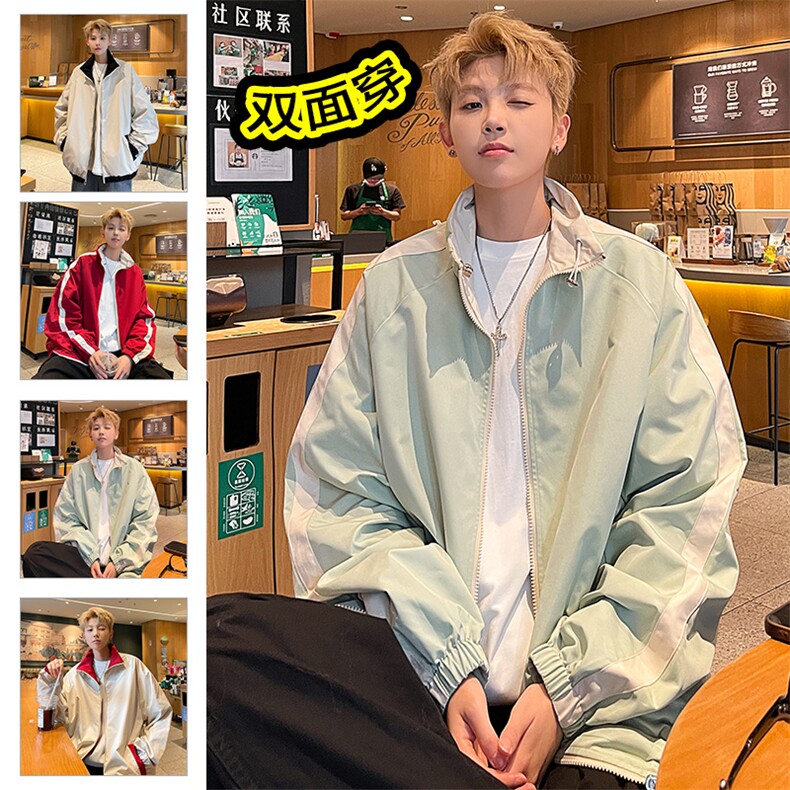 得物唯品二开~双面穿夹克外套 608特P60图片