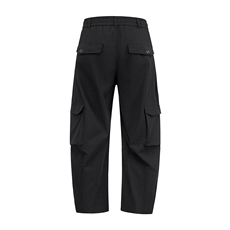 白底宽松阔腿弯刀直筒长裤大码M-5XL潮牌工装裤CK78054P55控89，男装工装外套，星座226-1