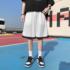 ！2023夏季男士速干短裤撞色潮流百搭运动五分裤DK600P30，男装休闲裤，电商B220