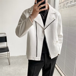 男西服上衣平驳领青春流行标准潮长袖夹克L7360P65图片
