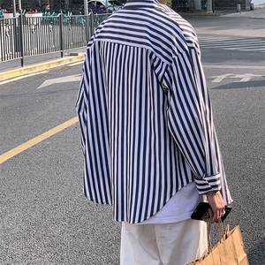长袖衬衫男港风日系GC09P33图片