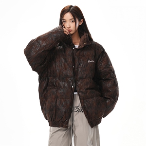 新款美式复古加厚棉衣潮款 中性风 225-2-Y211-P155-控198图片