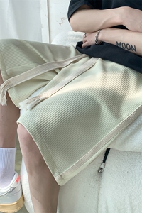 K6063/P35新款夏季高品质冰丝裤垂感宽松休闲短裤男大码中裤控48图片