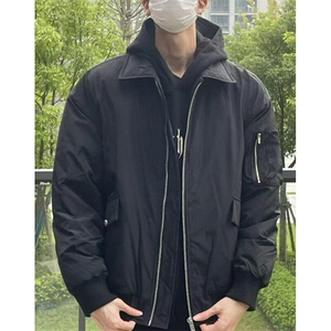 美式飞行员夹克棉服男款冬季加厚翻领棉衣夹棉短款外套 JW767图片