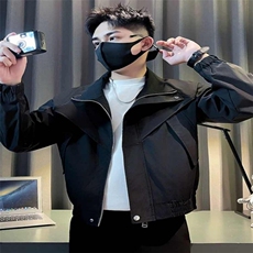 1506-1/JG641/P59外套男士时尚潮牌休闲痞帅春秋季短款工装夹克1，男装夹克，星座1506-1