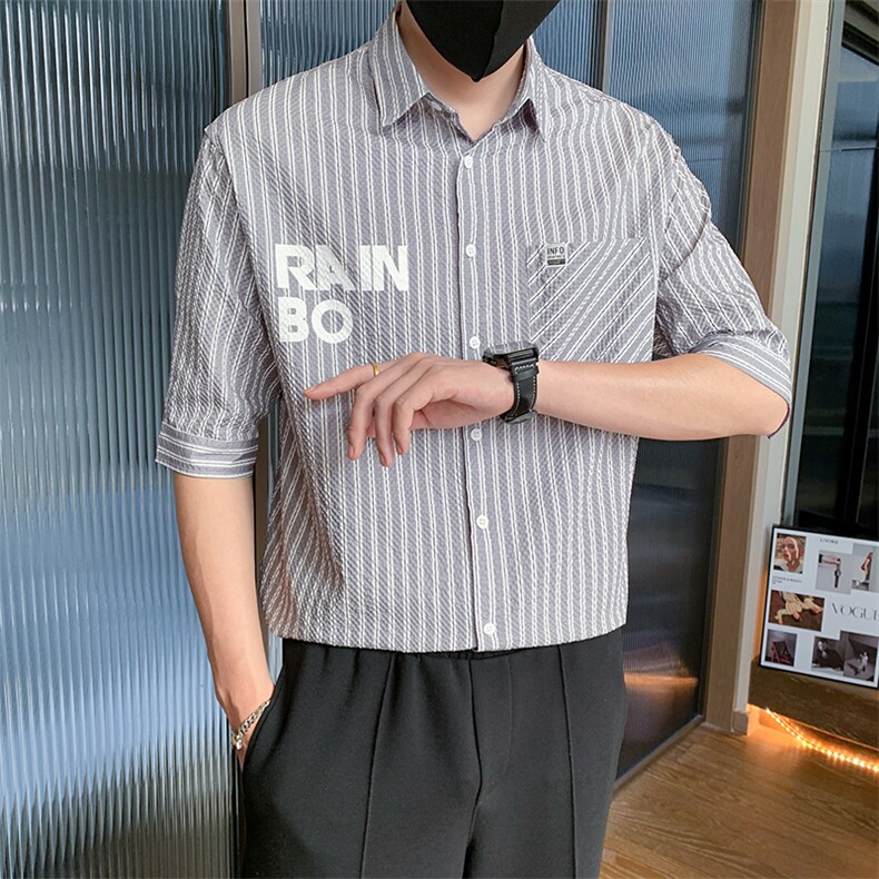 23年男士短袖衬衣 A210-CS12-P55图片
