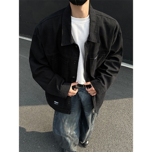 外套男士春季潮流痞帅牛仔工装夹克休闲百搭男装上衣服JK1172-P68图片