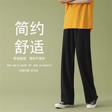 2023春夏新款百搭冰丝长裤 2028-特批22,女装休闲裤,星座718-1