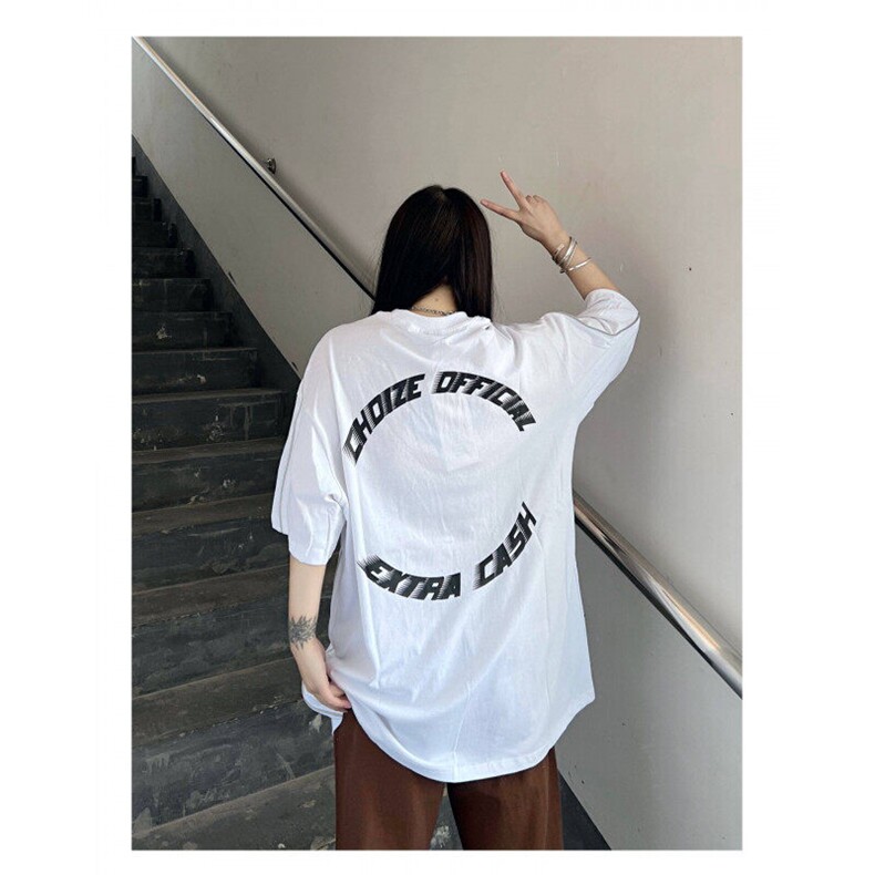 美式高街重磅短袖t恤女夏季潮牌2025新款设计感小众复古欧美上衣,男装T恤,星座506A