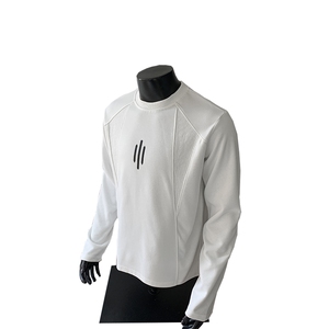秋季美式高街cleanf印花解构罗纹拼接打底长袖货号C25185P35图片