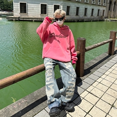 XZ301B-JB7016-P68秋装新款重磅水洗复古松连帽卫衣，男装卫衣，星座301B