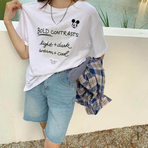 棉T，女装，巴黎之夜