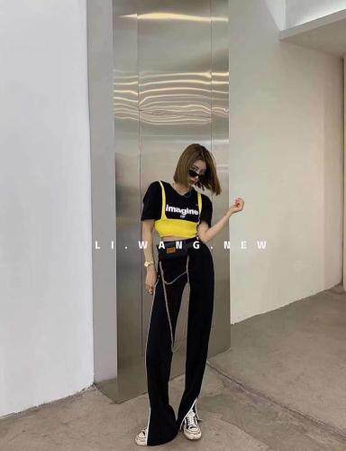 夏款阔腿裤，女装，变色鸟(1F)