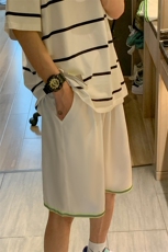 夏季百搭港风反光运动休闲短裤松紧腰速干男裤D201-DM43-P25，男装牛仔裤，电商D321-1