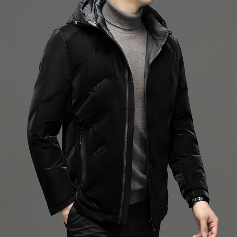 CSYR89625钱塘2020-2时尚休闲简约百搭中年男士连帽羽绒服P270,男装羽绒服,钱塘207-2