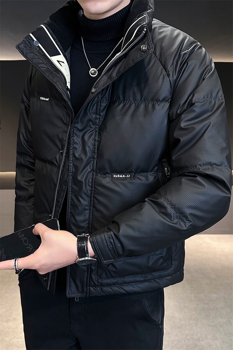 店主风时尚立领短款羽绒服男冬季保暖外套B328-2262-P165,男装羽绒服,电商B328