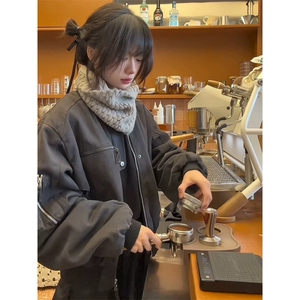 TAICHIISM飞行夹克棉服男款冬季美式夹棉棒球服短款工装棉衣外套图片