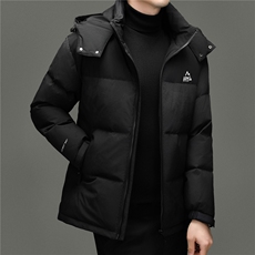 2025新款冬季男士90%白鸭绒迷彩羽绒服大衣加厚304克羽绒服外套，男装羽绒服，钱塘723