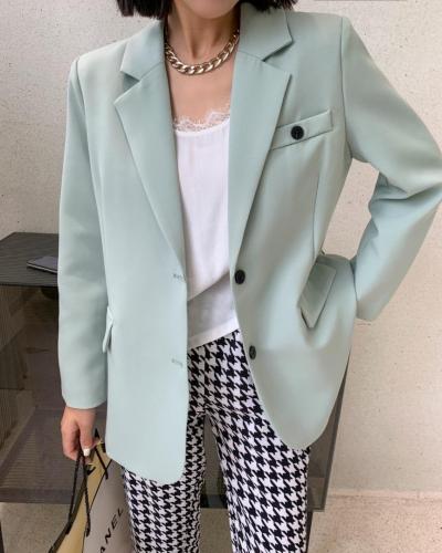 2021新款修身西装外套,女装西装,炫女孩