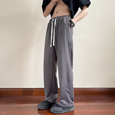 休闲裤男韩版潮流痞子帅气2023夏季新款ins宽松长裤K4180-P33，男装休闲裤，星座412-3