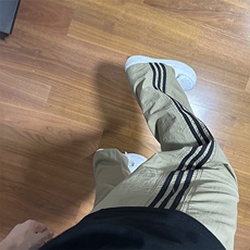大量现货男装设计感侧边条纹速干裤夏款潮流痞帅百搭DY5036-特P35，男装休闲裤，电商A178