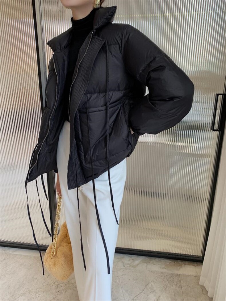 冬季新款系带羽绒服，女装羽绒服，LION&CAT(2F)