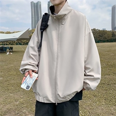 春秋外套男韩版潮流帅气ins潮牌港风百搭设计感宽松夹克F042-P58，男装夹克，星座1008-2