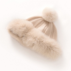 时尚保暖山羊绒八角毛圈帽冬季必备潮流单品，帽子，蒙娇羊绒