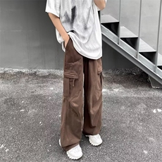 中性~高品质春夏男女工装休闲裤时尚潮酷工装大口袋长裤子，男装休闲裤，星座1013